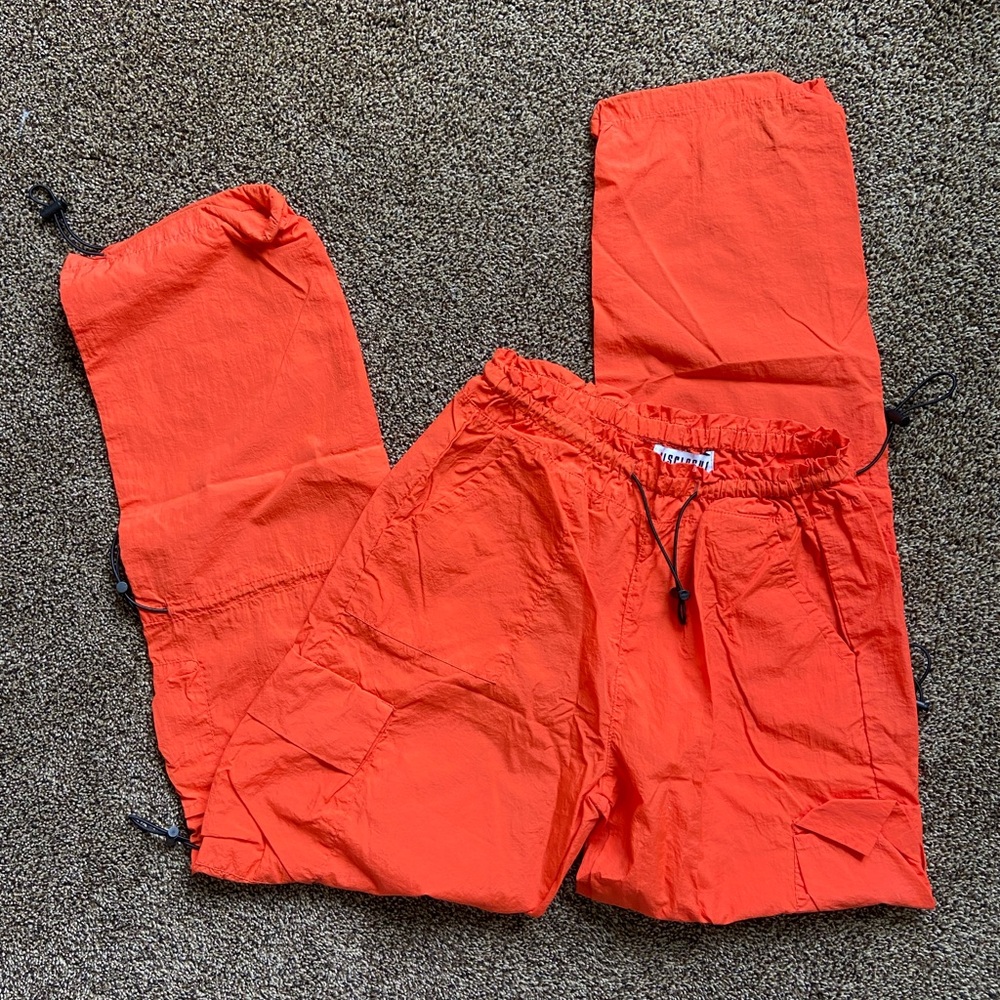 Disclosure NEW Orange Cargo Pants Small